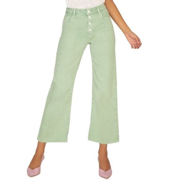 Sanctuary Nonconformist Button Fly Jeans Seamfoam GREEN SZ 31 NEW! - Picture 3 of 16